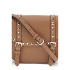 Valentino Garavani Beige Calf Leather Bos Taurus Shoulder Bag