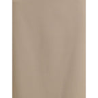 Brunello Cucinelli Gray Acetate Midi Skirt