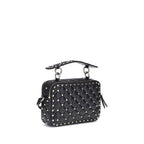 Valentino Garavani Black Lamb Ovis Aries Aries Shoulder Bag