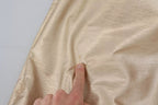 Dolce & Gabbana Metallic Gold Polyester StraightTrouser Pants