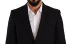 Domenico Tagliente Blue Polyester Single Breasted Formal 2 Piece Suit