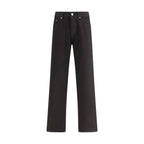 Sunflower Black Cotton Relaxed Fit Jeans