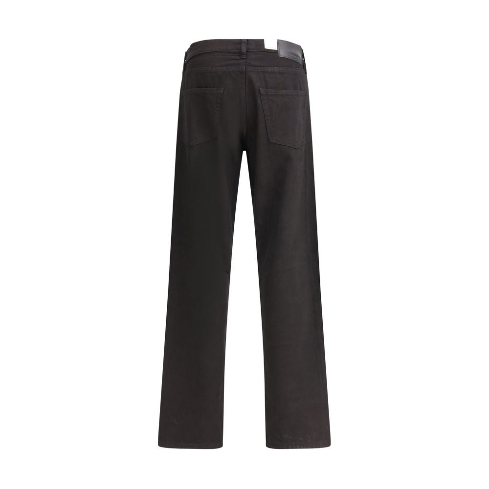 Sunflower Black Cotton Relaxed Fit Jeans