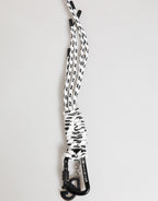 Dolce & Gabbana Multicolor Polyester Tape String DG Logo Keychain Keyring