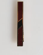 Dolce & Gabbana Multicolor Gold Tone Brass Men's Accessory Tie Clip Bar