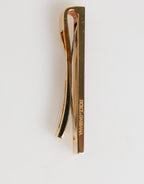 Dolce & Gabbana Multicolor Gold Tone Brass Men's Accessory Tie Clip Bar
