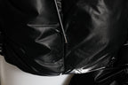 Dolce & Gabbana Black Logo Full Zip Hooded Quilted Jacket