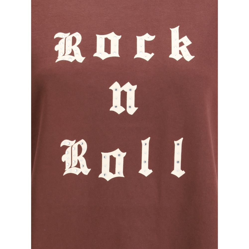 Zadig & Voltaire Bordeaux Cotton T-Shirt