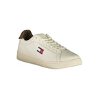 Tommy Hilfiger Bianco Polyurethane Men Sneaker