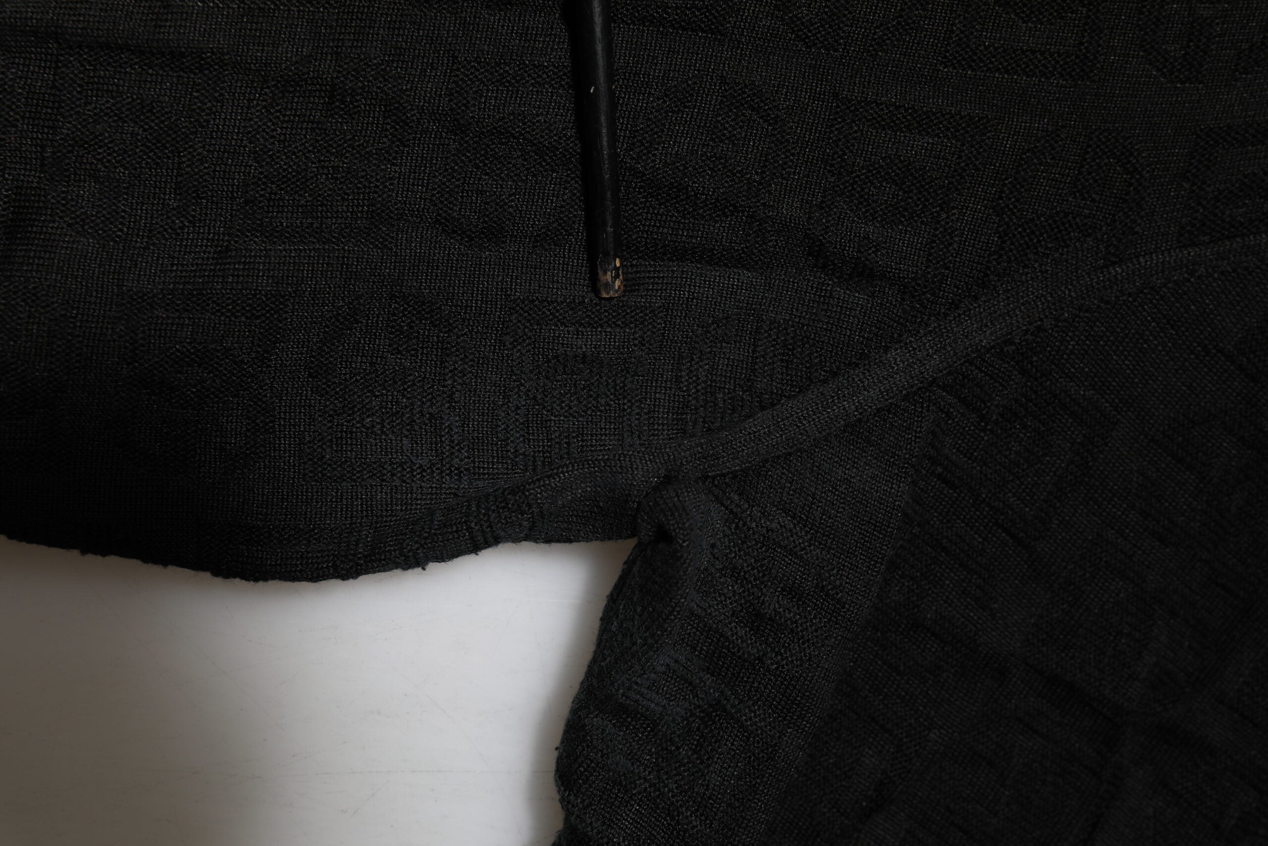 Dolce & Gabbana Black Silk Jacquard DG Polo Shirt T-shirt