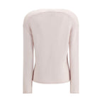 Forte_Forte White Wool Sweatshirt