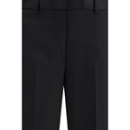 Lardini Black Wool Oves Aries Pants