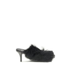 Pedro García Black Leather Stiletto Heel Sandals