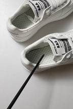 Dolce & Gabbana White Miami Leather Low Top Sneakers Shoes