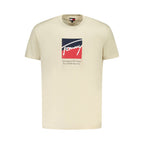 Tommy Hilfiger Beige Cotton Men's T-Shirt