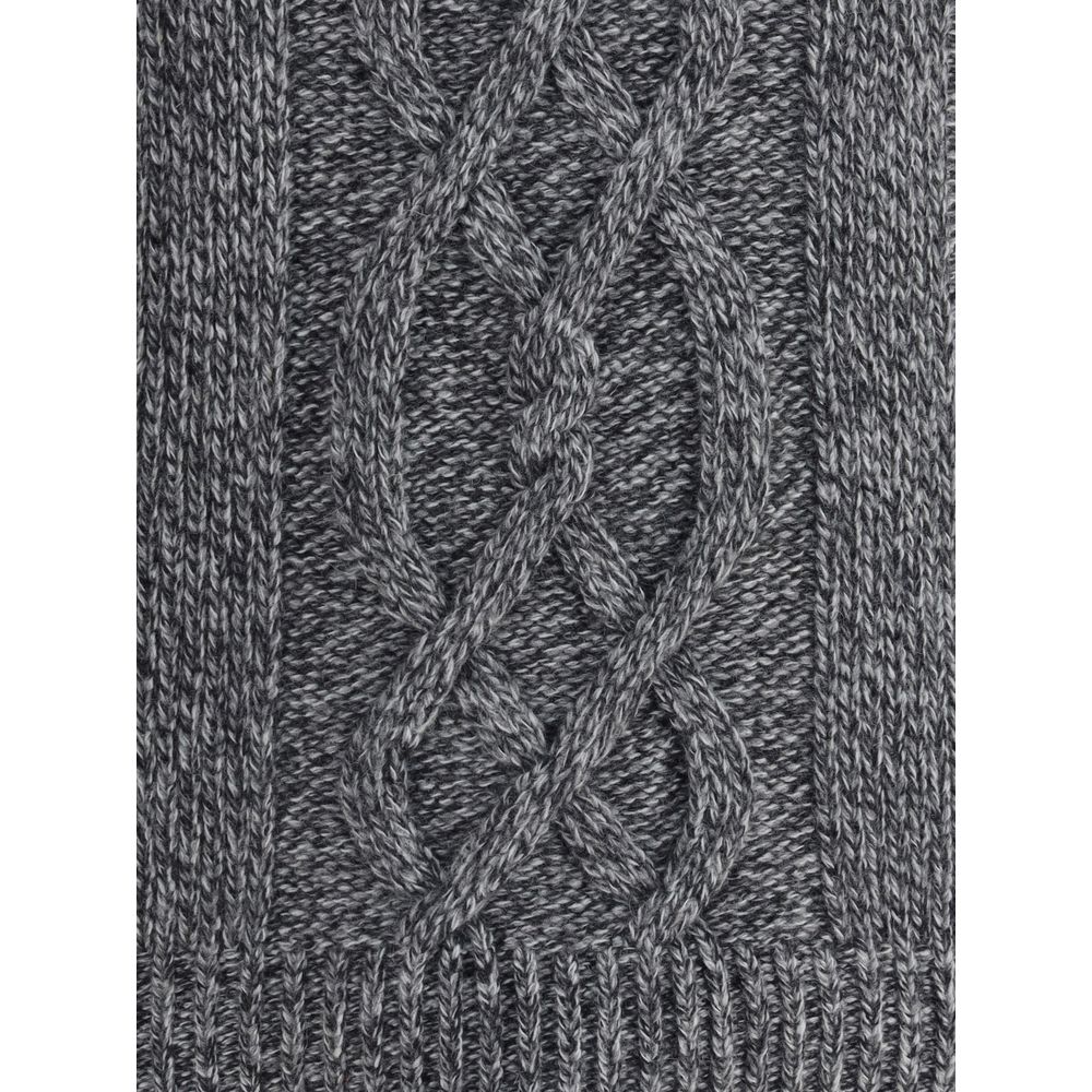 Brooksfield Gray Wool Sweatshirt