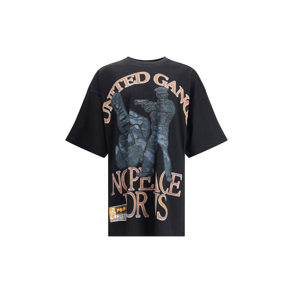 PDF Channel Black Cotton T-Shirt
