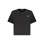 Guess Jeans Black Cotton Women T-Shirt