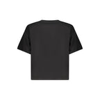 Guess Jeans Black Cotton Women T-Shirt