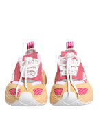 Dolce & Gabbana Multicolor Leather Daymaster Low Top Sneakers Shoes