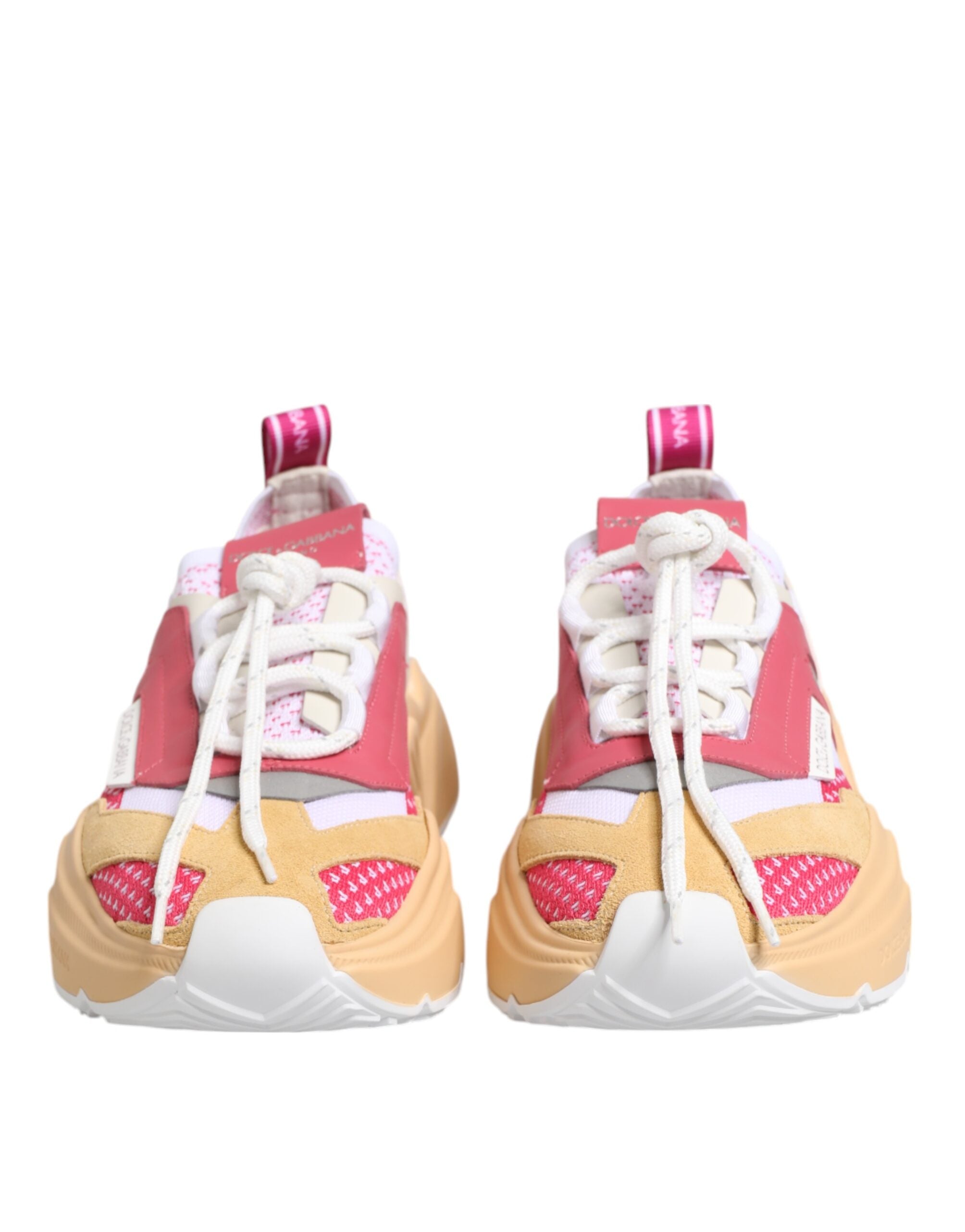 Dolce & Gabbana Multicolor Leather Daymaster Low Top Sneakers Shoes