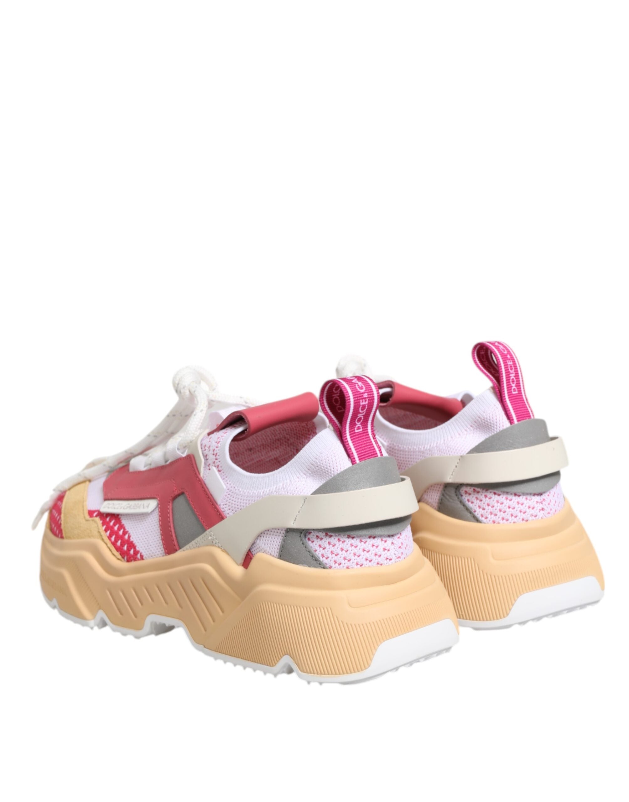 Dolce & Gabbana Multicolor Leather Daymaster Low Top Sneakers Shoes
