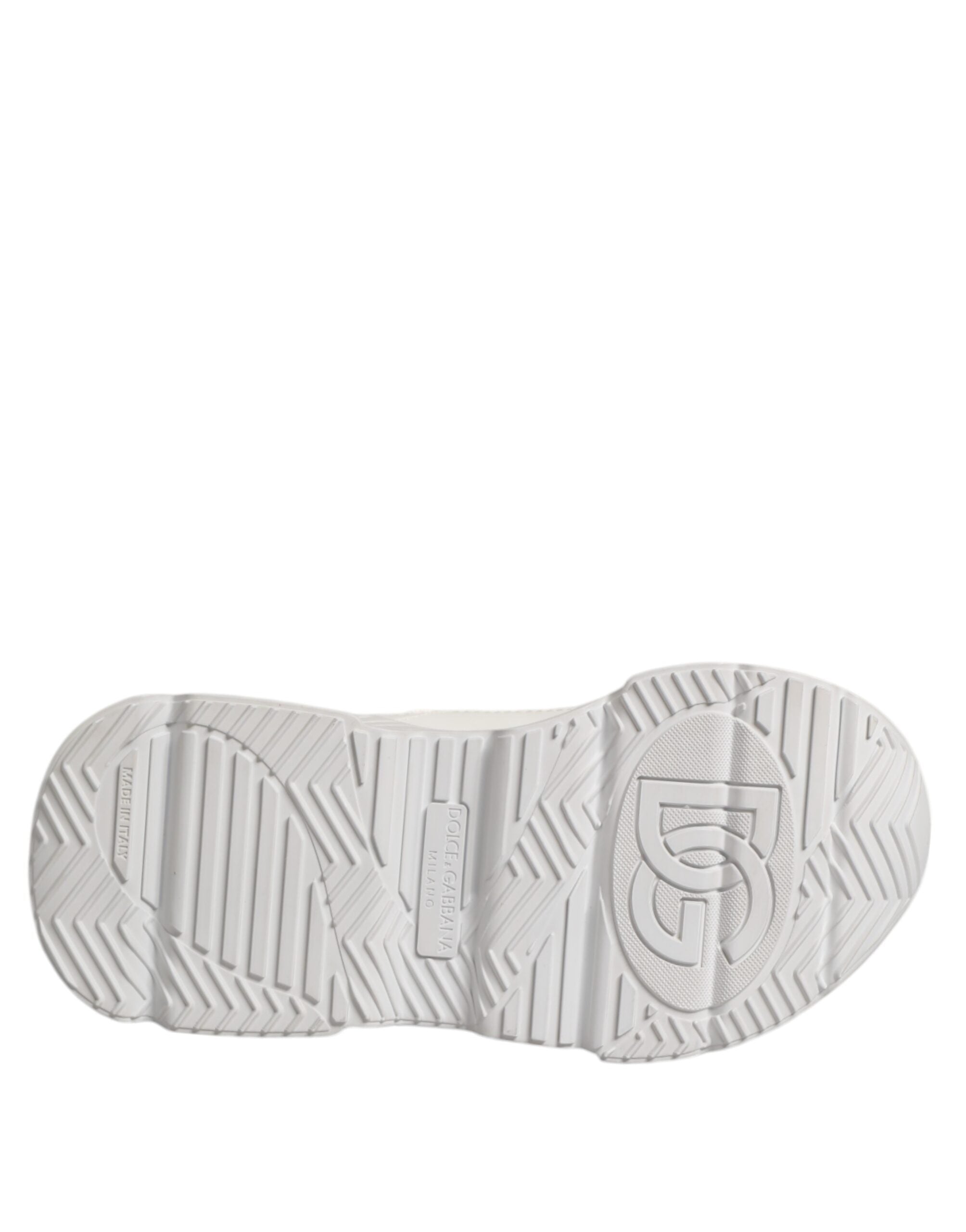Dolce & Gabbana White Daymaster Low Top Sneaker Shoes