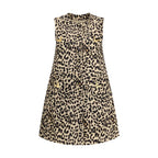 Valentino Multicolor Fleece Wool Casual Dress