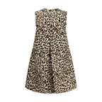 Valentino Multicolor Fleece Wool Casual Dress
