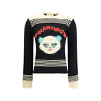 Valentino Multicolor Fleece Wool Sweatshirt