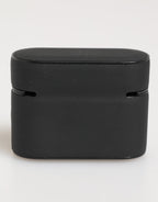 Dolce & Gabbana Black Mint Rubber Logo Embossed Accessory Airpods Case