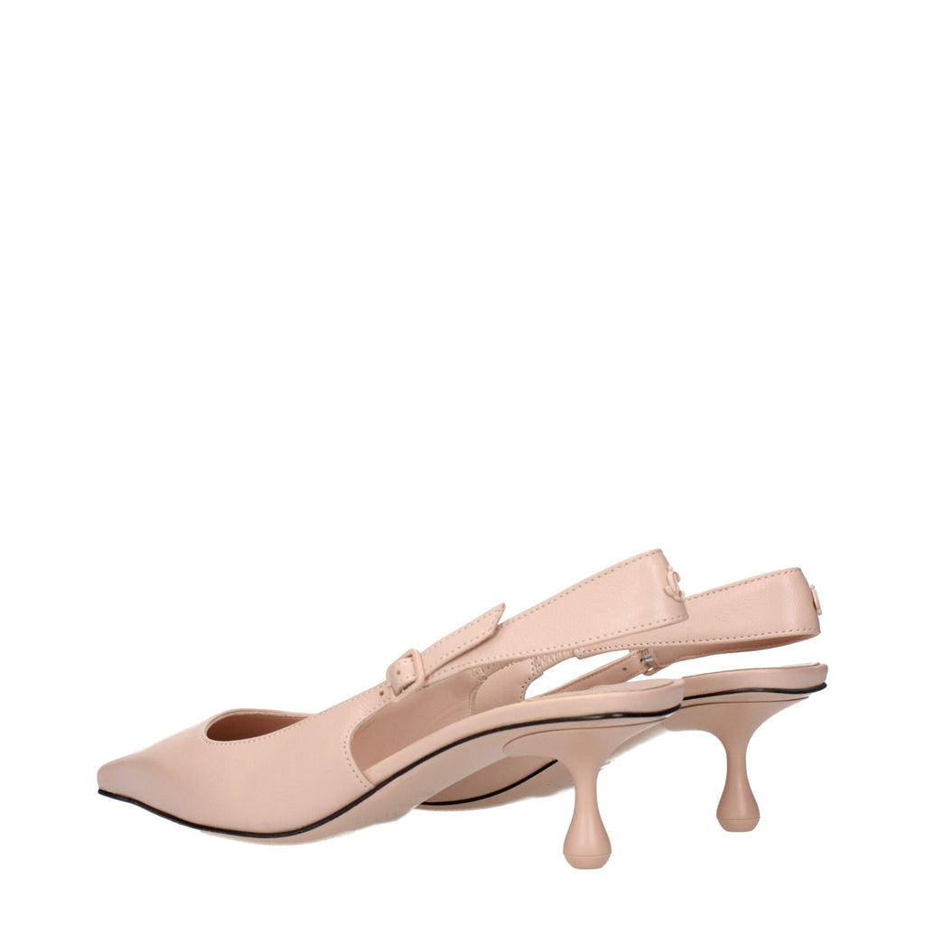 Jimmy Choo Pink Leather High Heel Pumps