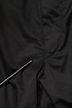 Dolce & Gabbana Black Cotton Tapered Men Formal Trousers Pants