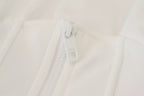 Dolce & Gabbana White Cotton Corset Stretch Top  T-shirt