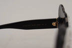 Dolce & Gabbana DG4325BM White Black Acetate Crystal Shades Sunglasses