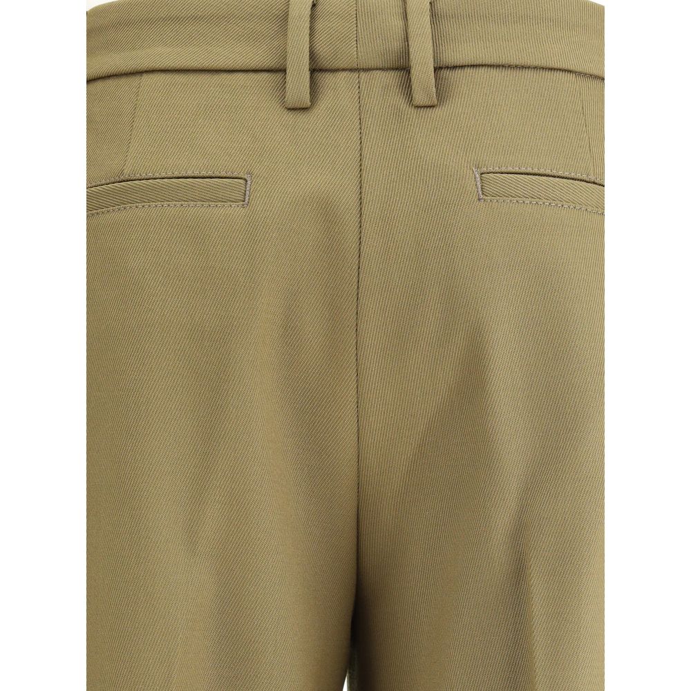 True Royal Bicolor Polyester Dress Pants
