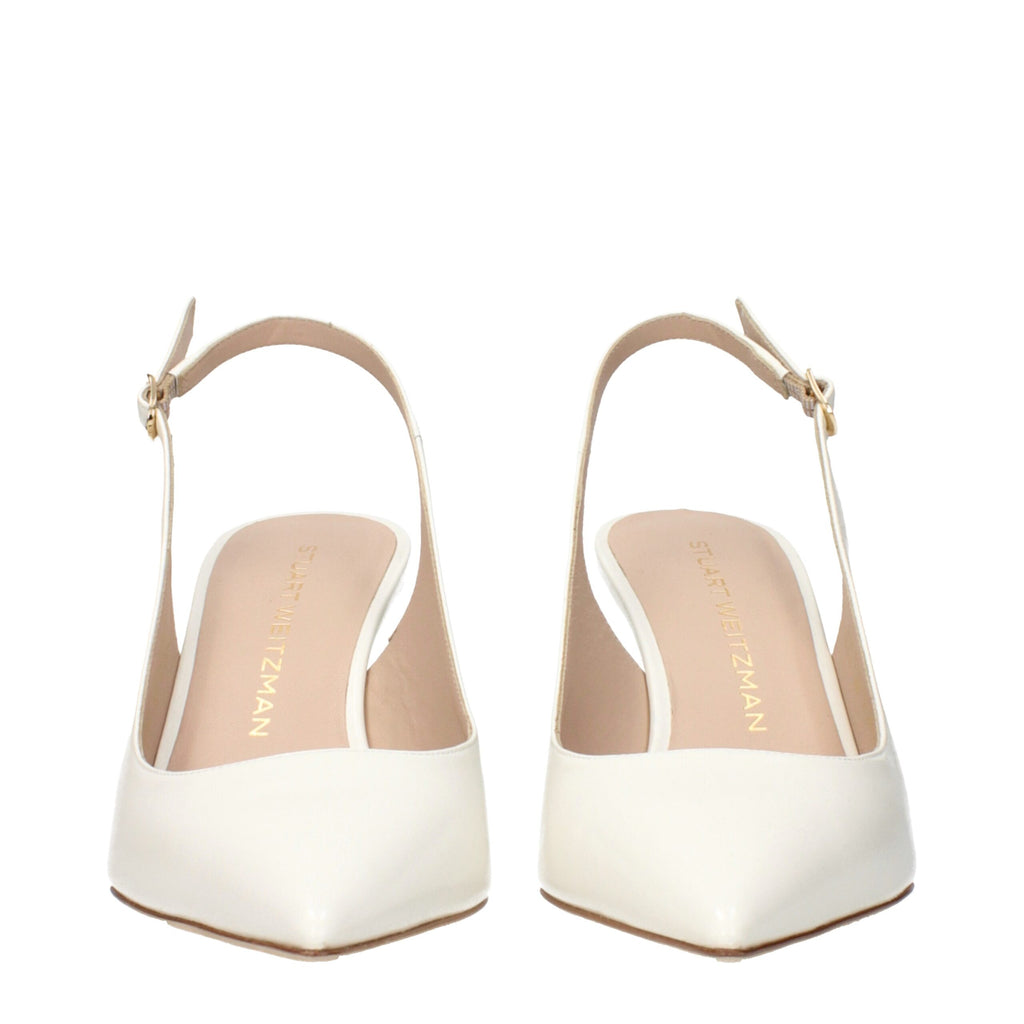 Stuart Weitzman Beige Leather High Heel Pumps