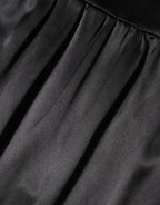 Dolce & Gabbana Black Silk Blend Lace Trim Sleeveless Mini Dress