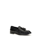 Fratelli Rossetti Black Leather Slip-On Loafers