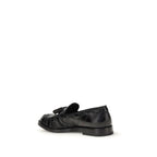 Fratelli Rossetti Black Leather Slip-On Loafers
