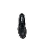 Fratelli Rossetti Black Leather Slip-On Loafers