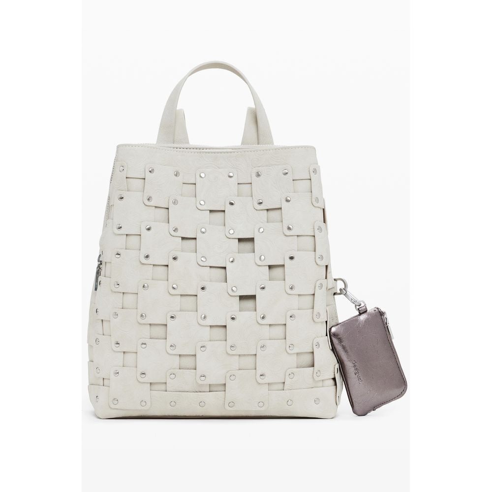 Desigual Beige Polyurethane Women Backpack