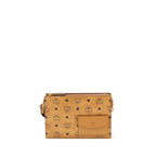 MCM Brown Polyethylene Shoulder Bag