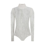 Balmain White Cotton Bodysuit