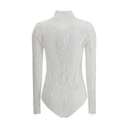 Balmain White Cotton Bodysuit