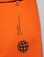 Dolce & Gabbana Orange Cotton DG VIB3 Logo Drawstring Sweatpants Pants