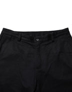 Dolce & Gabbana Black Cashmere Dress Formal Men Trouser Pants