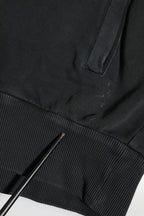 Dolce & Gabbana Black Logo FullZip Hooded Sweatshirt Sweater