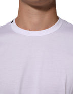 Dolce & Gabbana White Goodluck 2021 Cotton Crew Neck  T-shirt