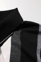Dolce & Gabbana Black White Polka Dot Collared Polo T-shirt